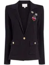 Cinq À Sept Cinq A Sept Laynee Patch Blazer In Blue