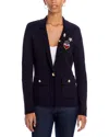 Cinq À Sept Cinq A Sept Laynee Patch Blazer In Navy