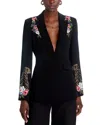 Cinq À Sept Cinq A Sept Le Beau Tigre Cheyenne Blazer In Black/multi