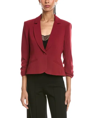 Cinq À Sept Cinq A Sept Le Petit Khloe Blazer In Burgundy