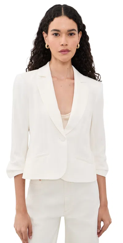 Cinq À Sept Le Petit Khloe Blazer Ivory In White