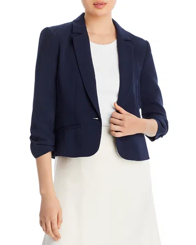 Cinq À Sept Cinq A Sept Le Petit Khloe Cropped Blazer In Blue