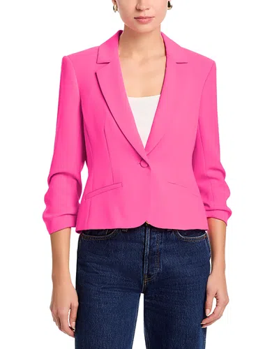 Cinq À Sept Cinq A Sept Le Petit Khloe Cropped Blazer In Pink