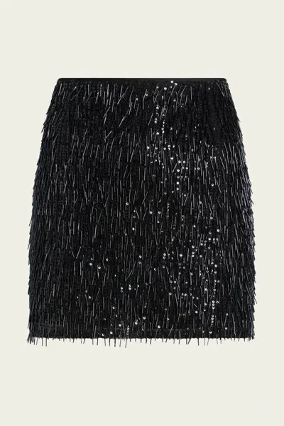 Cinq À Sept Leia Mini Skirt In Black