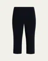Cinq À Sept Lemonis Pintuck Capri Pants In Blue