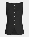 Cinq À Sept Lemonis Tailored Crepe Vest