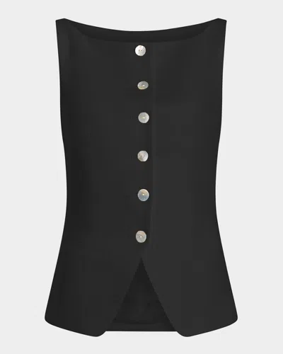 Cinq À Sept Lemonis Tailored Crepe Vest