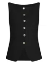 Cinq À Sept Cinq A Sept Lemonis Vest In Schwarz