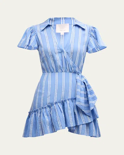 Cinq À Sept Cinq A Sept Lila Mini Dress In Oxford Blue