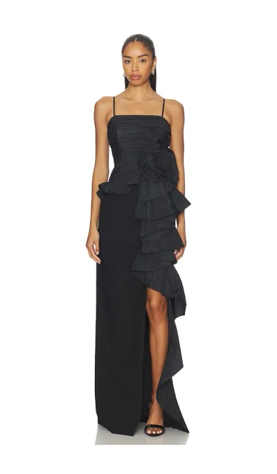 Cinq À Sept Liora Gown In Black