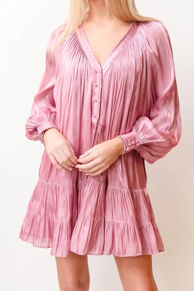 Cinq À Sept Lise Dress In Mauve In Multi