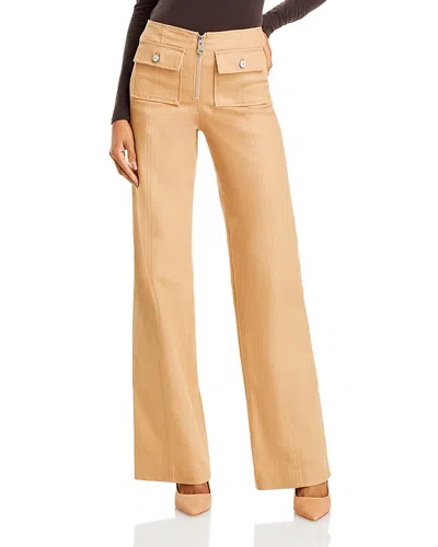 Cinq À Sept Women's Azure Cotton-blend Zip Pants In Sahara