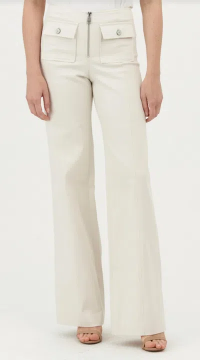 Cinq À Sept Long Azure Pant In Alabaster In White
