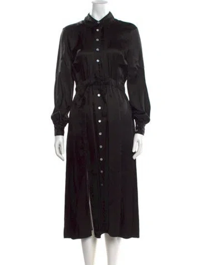 Pre-owned Cinq À Sept Long Dress In Black