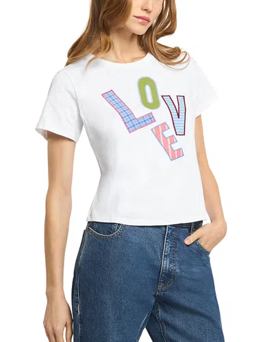 Cinq À Sept Cinq A Sept Love Collage Patch T Shirt In White