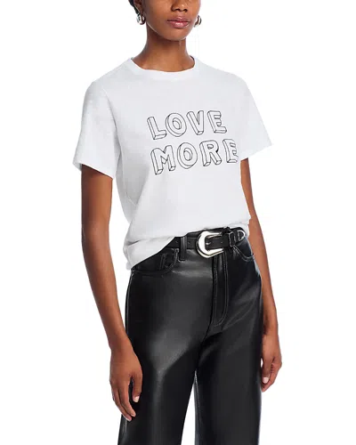 Cinq À Sept Cinq A Sept Love More Tee In White/black
