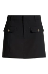 Cinq À Sept Lovina A-line Mini Skirt In Black