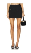 Cinq À Sept Lovina A-line Mini Skirt In Black