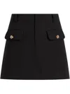 Cinq À Sept Lovina A-line Mini Skirt In Schwarz
