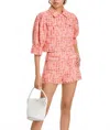 Cinq À Sept Cinq A Sept Lucie Boucle Julieta Jacket In Pink