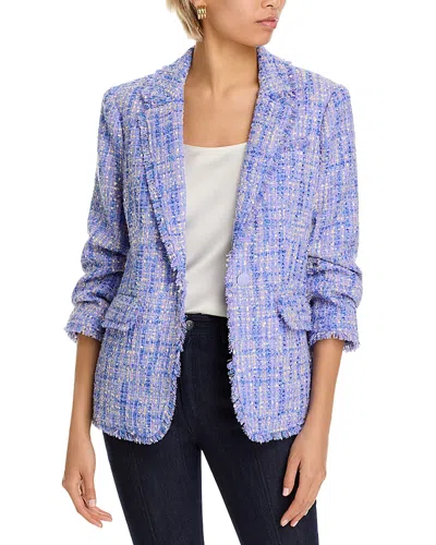 Cinq À Sept Cinq A Sept Lucie Boucle Khloe Blazer In Honey Lavender Multi