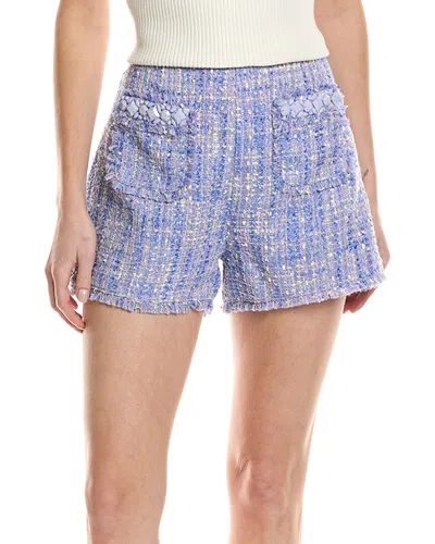 Cinq À Sept Lucie Boucle Short In Purple