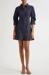 Cinq À Sept Cinq A Sept Lucilla Denim Shirt Dress In Indigo