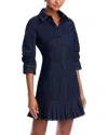 Cinq À Sept Cinq A Sept Lucilla Denim Shirt Dress In Indigo