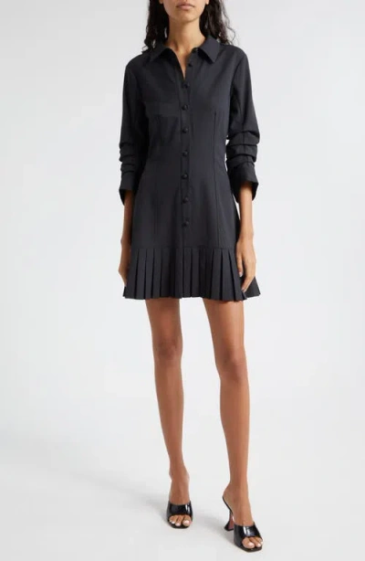 Cinq À Sept Lucilla Shirtdress In Black