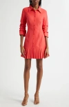 Cinq À Sept Lucilla Shirtdress In Cherry Lemon