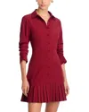 Cinq À Sept Cinq A Sept Lucilla Twist Front V Neck Dress In Purple