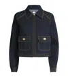 Cinq À Sept Lydie Denim Jacket In Blue