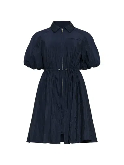 Cinq À Sept Macauly Drawstring-waist Dress In Multi