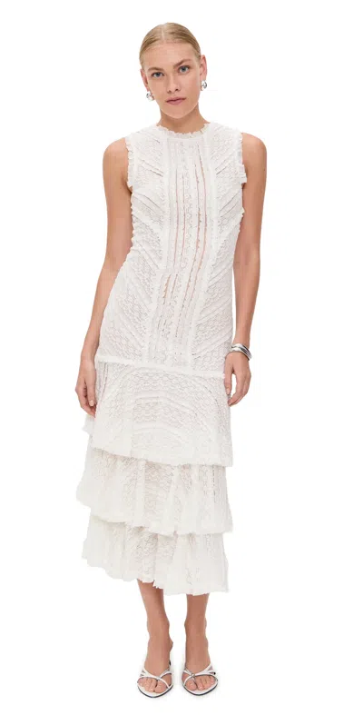 CINQ À SEPT MACEIO DRESS GARDENIA