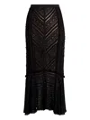 Cinq À Sept Maceio Ruffled Skirt In Black
