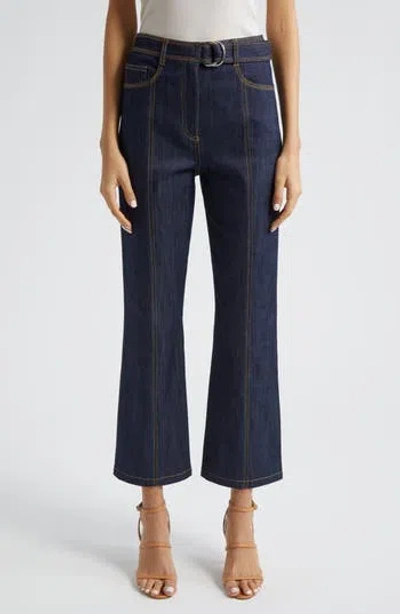 Cinq À Sept Madi Flare Leg Ankle Jeans In Indigo