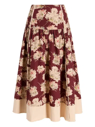 CINQ À SEPT MAE BOUQUET AURA SKIRT