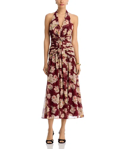 Cinq À Sept Cinq A Sept Mae Bouquet Jelica Dress In Red