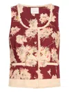 Cinq À Sept Cinq A Sept Mae Bouquet Rowena Top In Red