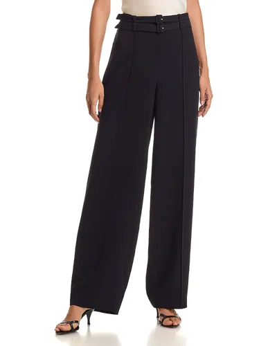 Cinq À Sept Cinq A Sept Maelor Double Belted Pants In Black