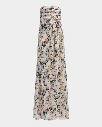 Cinq A Sept Trailing Iris Magy Gown In Neutral