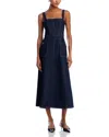 Cinq À Sept Cinq A Sept Malani Denim Midi Dress In Indigo