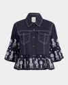 Cinq À Sept Cinq A Sept Mazie Eyelet Mandie Denim Jacket