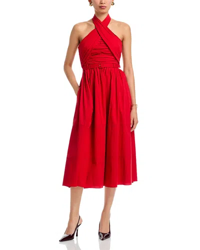 Cinq À Sept Cinq A Sept Marcie Midi Dress In Red