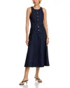 Cinq À Sept Cinq A Sept Margaret Sleeveless Denim Midi Dress
