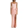 Cinq À Sept Marian Sleeveless Gown In Peony Pink
