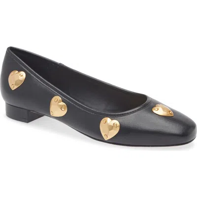 Cinq À Sept Marin Block Heel Ballet Pump In Multi