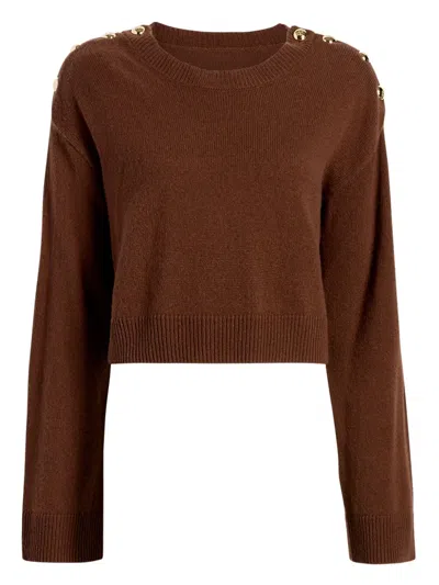 CINQ À SEPT MARLA BUTTONED SWEATER