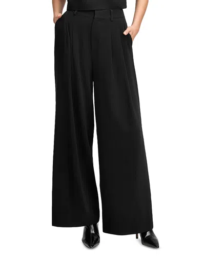 Cinq À Sept Cinq A Sept Marne Pleated Crepe Pants In Transparent