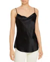 Cinq À Sept Marta Velvet Cowl-neck Cami In Black